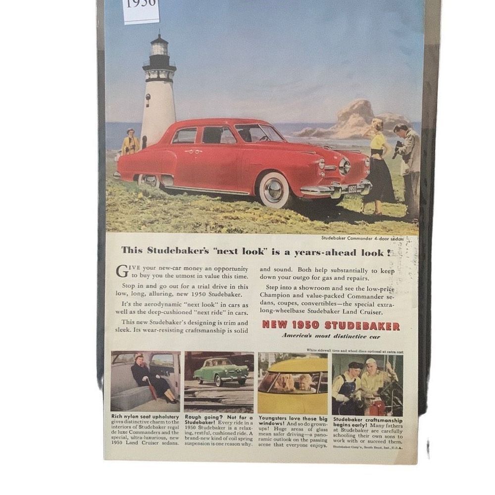Vintage 1956 Studebaker Next Look Advertisement Ad Advertising